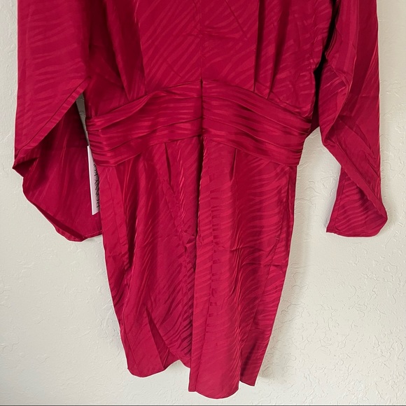 NWT Ronny Kobo Shanaya Dress Red L - Picture 8 of 16